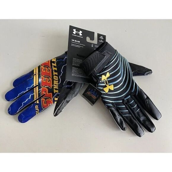 Under Armour UA Blur Limited Top Speed Full Throttle Football Gloves Men Size S - Picture 1 of 10